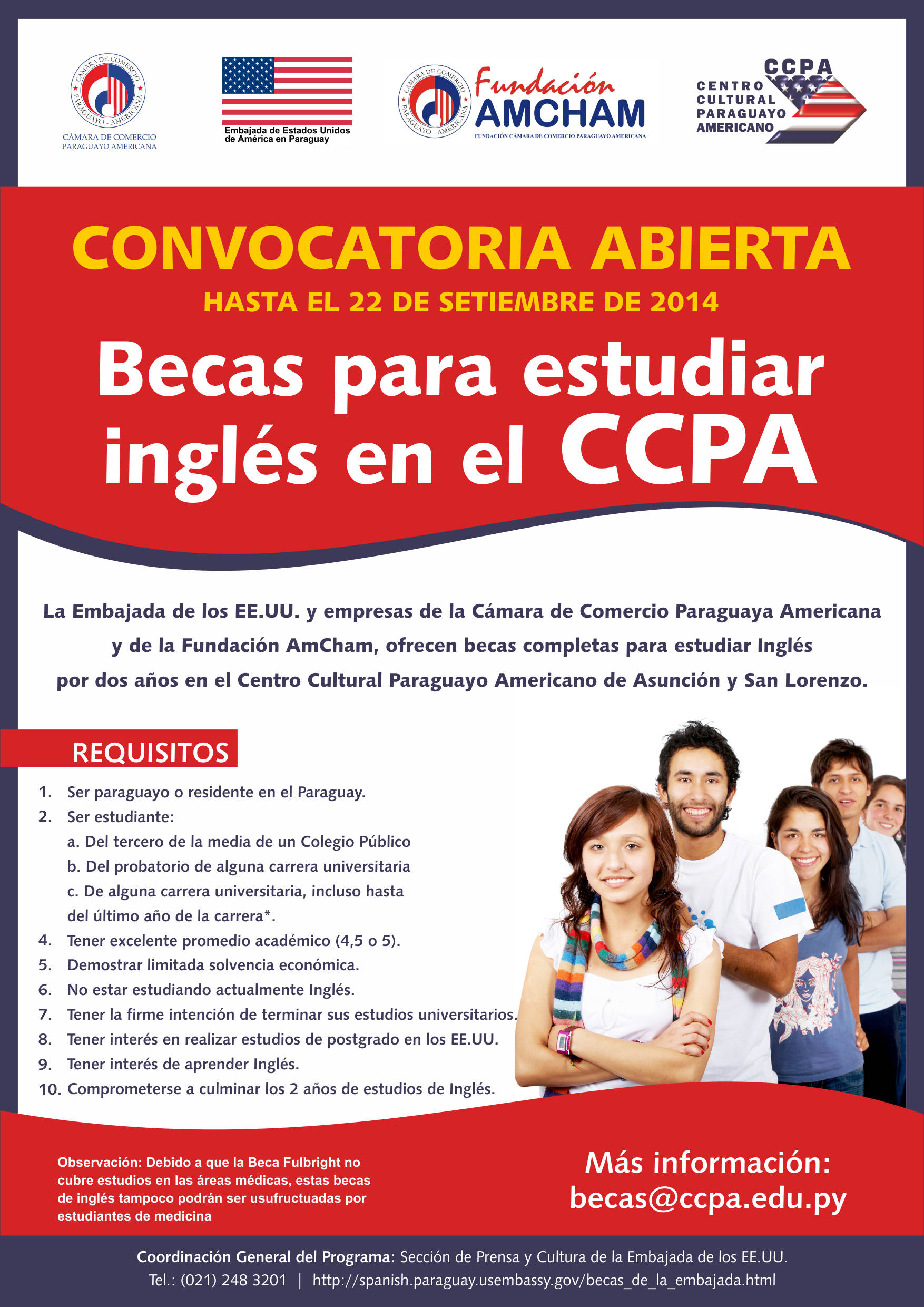 Becas para estudiar inglés en el CCPA - Revista PLUS