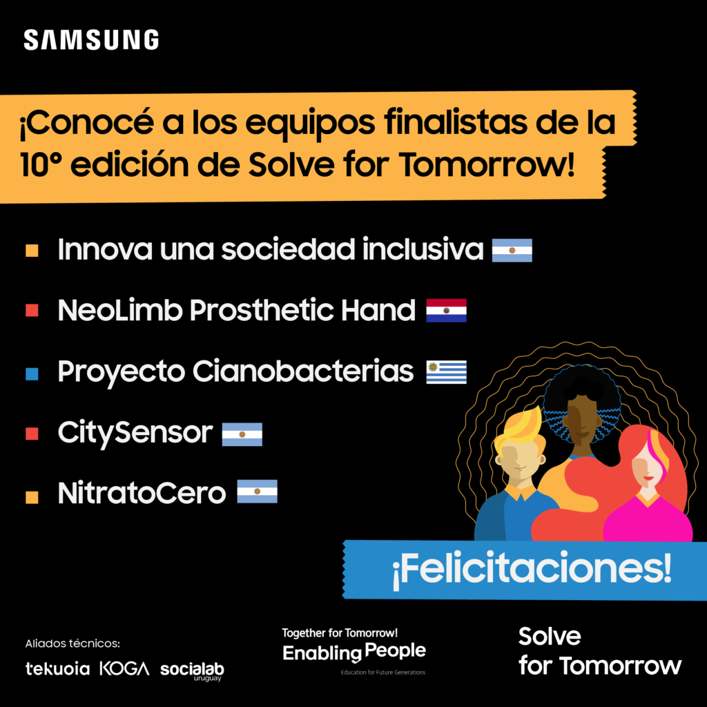 NeoLimb Prosthetic Hand es el equipo paraguayo finalista de “Solve for tomorrow”