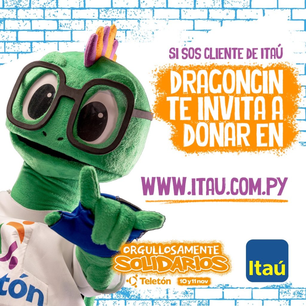 Itaú habilita sus canales para recibir donaciones para las familias de Teletón